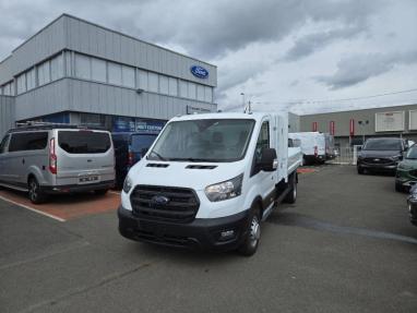 Voir le détail de l'offre de cette FORD Transit CCb P350 L3 2.0 EcoBlue 130ch HDT Trend Benne et Coffre de 2024 en vente à partir de 45 499 € 