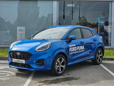 Voir le détail de l'offre de cette FORD Puma 1.0 EcoBoost Hybrid 125ch ST Line S&S (mHEV) de 2024 en vente à partir de 26 999 € 