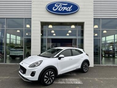 Voir le détail de l'offre de cette FORD Puma 1.0 Flexifuel 125ch S&S mHEV Titanium de 2024 en vente à partir de 234.87 €  / mois