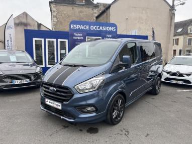 Voir le détail de l'offre de cette FORD Transit Custom Fg 320 L1H1 2.0 EcoBlue 170 S&S Cabine Approfondie Sport BVA6 de 2023 en vente à partir de 424.18 € / mois