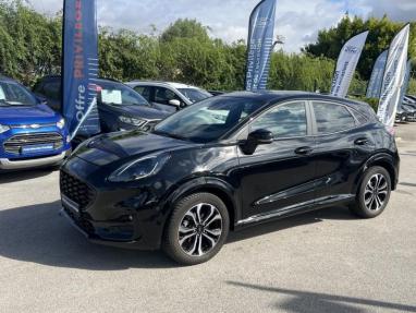 Voir le détail de l'offre de cette FORD Puma 1.0 Flexifuel 125ch S&S mHEV ST-Line de 2023 en vente à partir de 224.08 €  / mois