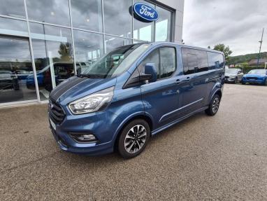 Voir le détail de l'offre de cette FORD Transit Custom Fg 320 L2H1 2.0 EcoBlue 170 Hybrid Cabine Approfondie Sport de 2022 en vente à partir de 382.78 €  / mois