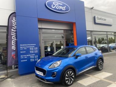 Voir le détail de l'offre de cette FORD Puma 1.0 Flexifuel 125ch S&S mHEV Titanium de 2024 en vente à partir de 214.42 €  / mois