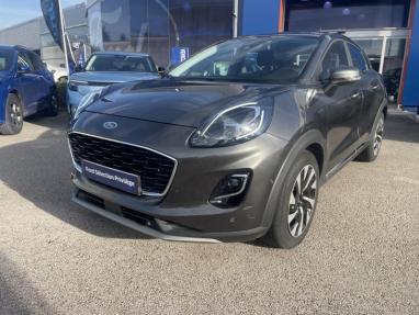 Voir le détail de l'offre de cette FORD Puma 1.0 Flexifuel 125ch S&S mHEV Titanium de 2022 en vente à partir de 251.68 €  / mois