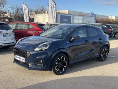 Voir le détail de l'offre de cette FORD Puma 1.0 Flexifuel 125ch S&S mHEV ST-Line X de 2022 en vente à partir de 231.45 €  / mois