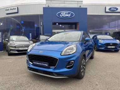 Voir le détail de l'offre de cette FORD Puma 1.0 Flexifuel 125ch S&S mHEV Titanium de 2024 en vente à partir de 213.14 €  / mois